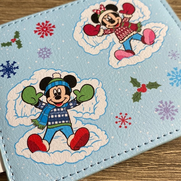 Mickey Minnie Mouse Snow Angels Backpack SET NWT - Picture 8 of 12